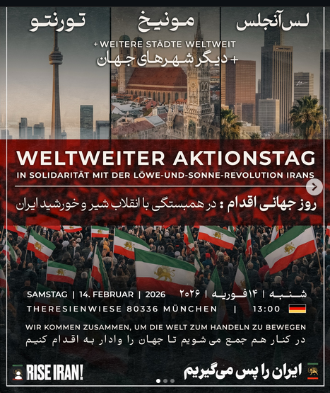 GLOBAL DAY OF ACTION - MUNICH IranRadar24