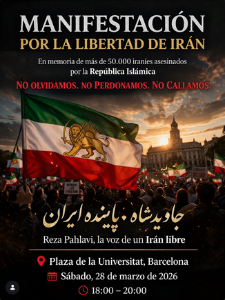 Manifestation - Barcelona IranRadar24