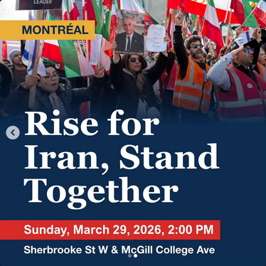 Rise for Iran, Stand Together - Montreal Rise Iran