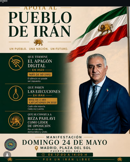 Rally for Unity with the People of IRAN - Madrid IranRadar24