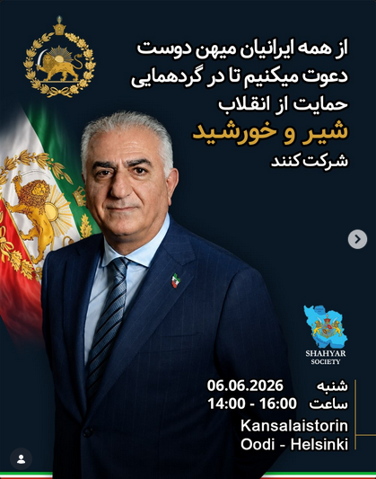 Gathering for IRAN - Helsinki IranRadar24