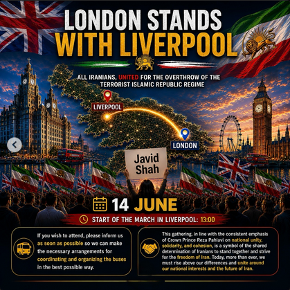 Gathering for IRAN - Liverpool IranRadar24