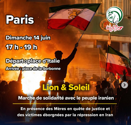 Lion and Sun Day - Paris 1 IranRadar24 Lion and Sun Day - Paris IranRadar24